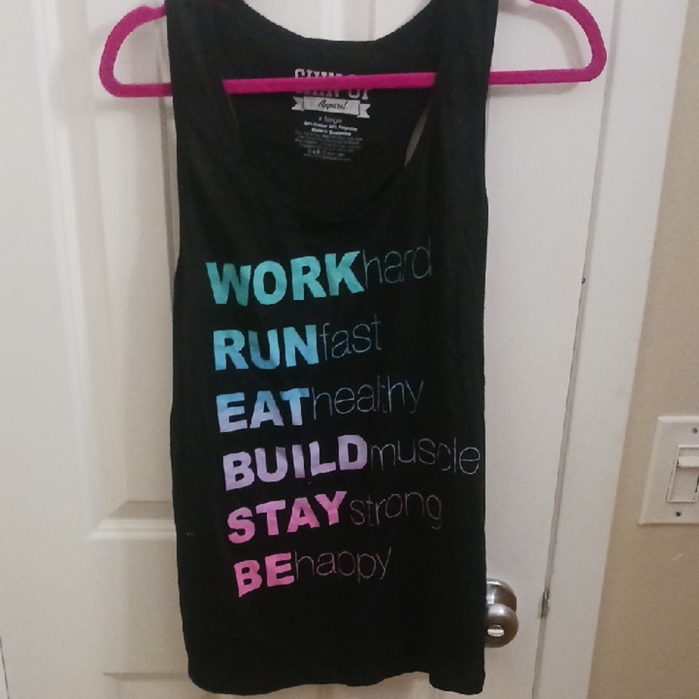 Chin Up Apparel Black Tank Top